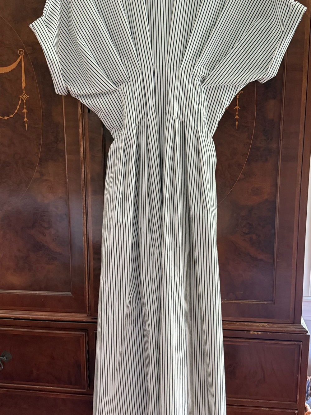 Anthropologie Exquise Striped Shirt Dress - Picture 3 of 4